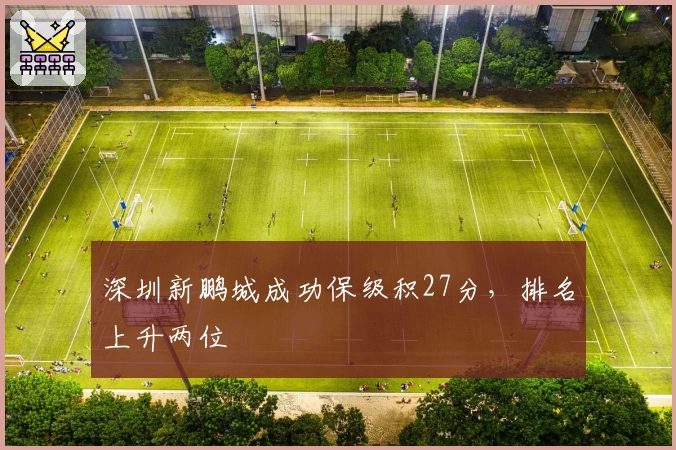 深圳新鹏城成功保级积27分，排名上升两位